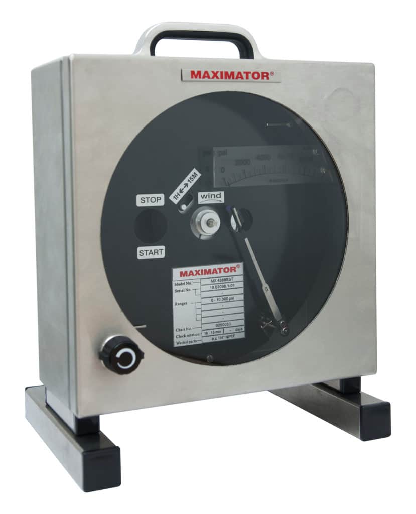 Chart Recorder For Pressure Testing 